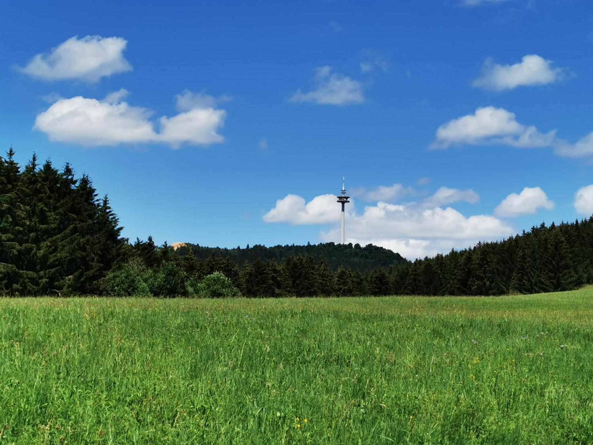 Ferienwohnung Blick Rappenstein Hausen am Tann ภายนอก รูปภาพ